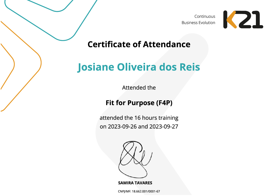 Certificado K21